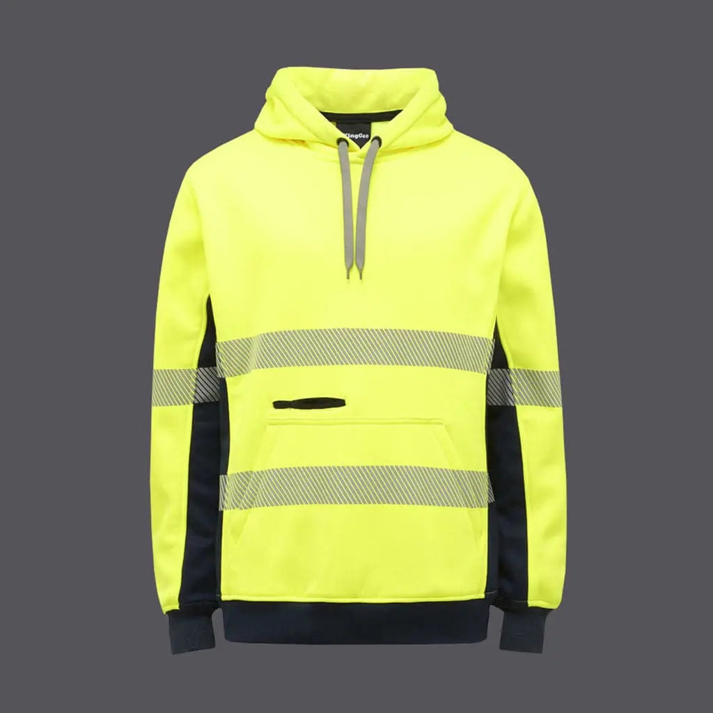 KingGee Hi Vis Reflective Pull Over Hoodie K55054 - City Workwear